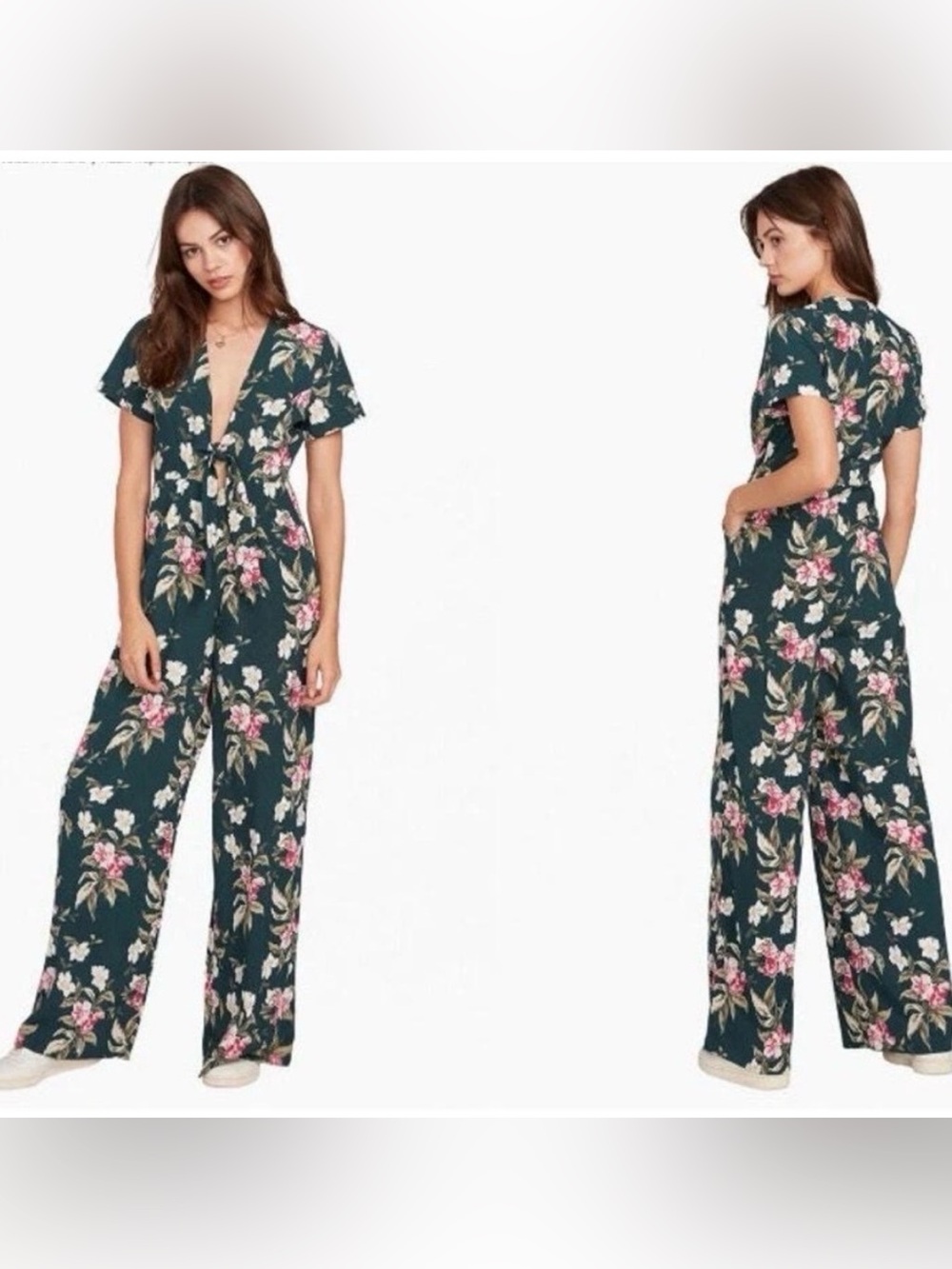 Volcom Green Jumpsuit Medium